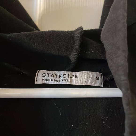 Stateside black open raglan hoodie minimalist - Picture 4 of 6